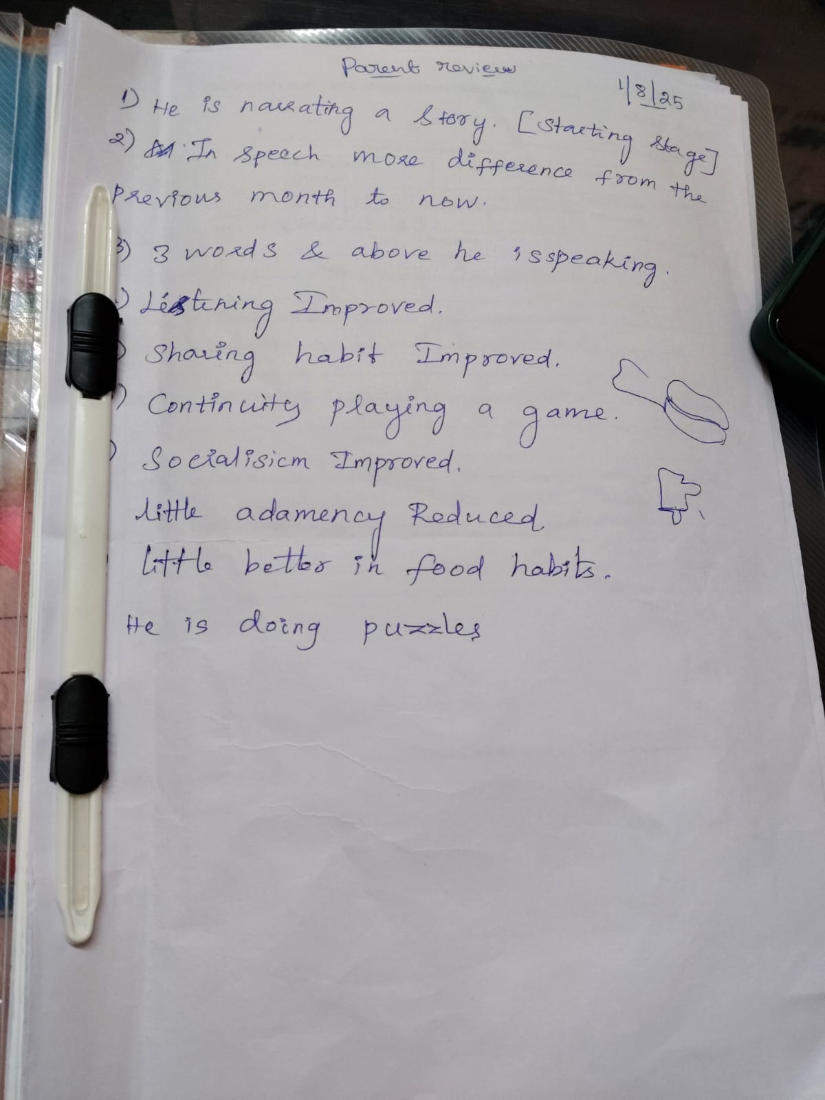 Parent review